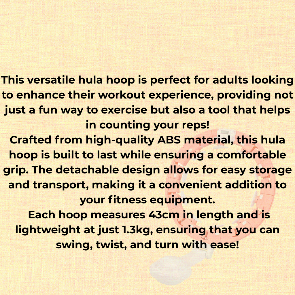 Smart Counting Hula Hoop for Women's Fitness
