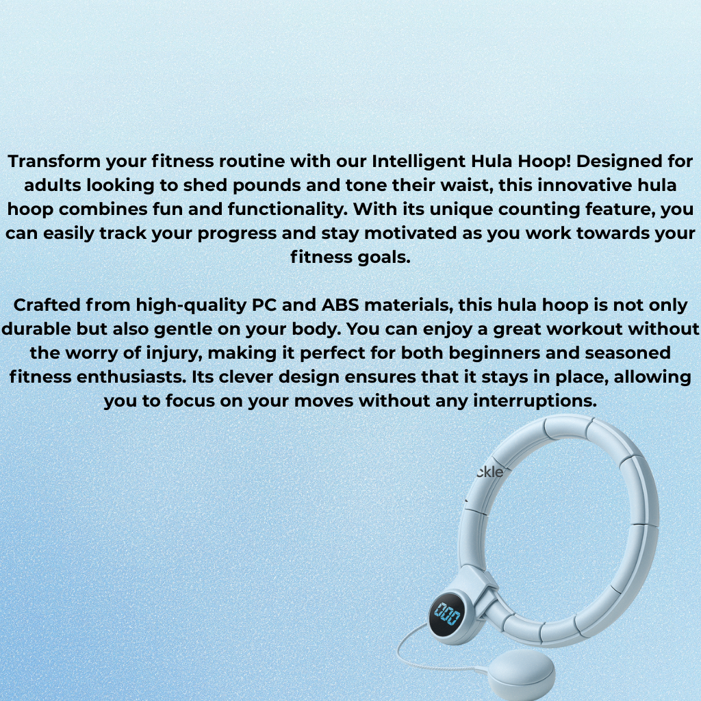 Smart Hula Hoop for Weight Loss and Waist Trimming