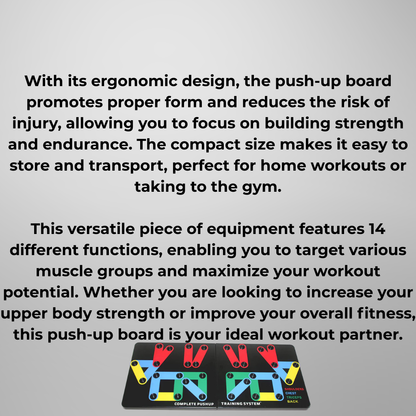 Multipurpose Push-Up Board for Beginners (W Shape)