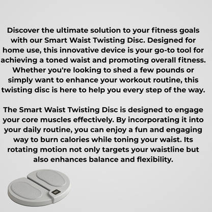 Smart Waist Twisting Fitness Exercise Disc for Home Use