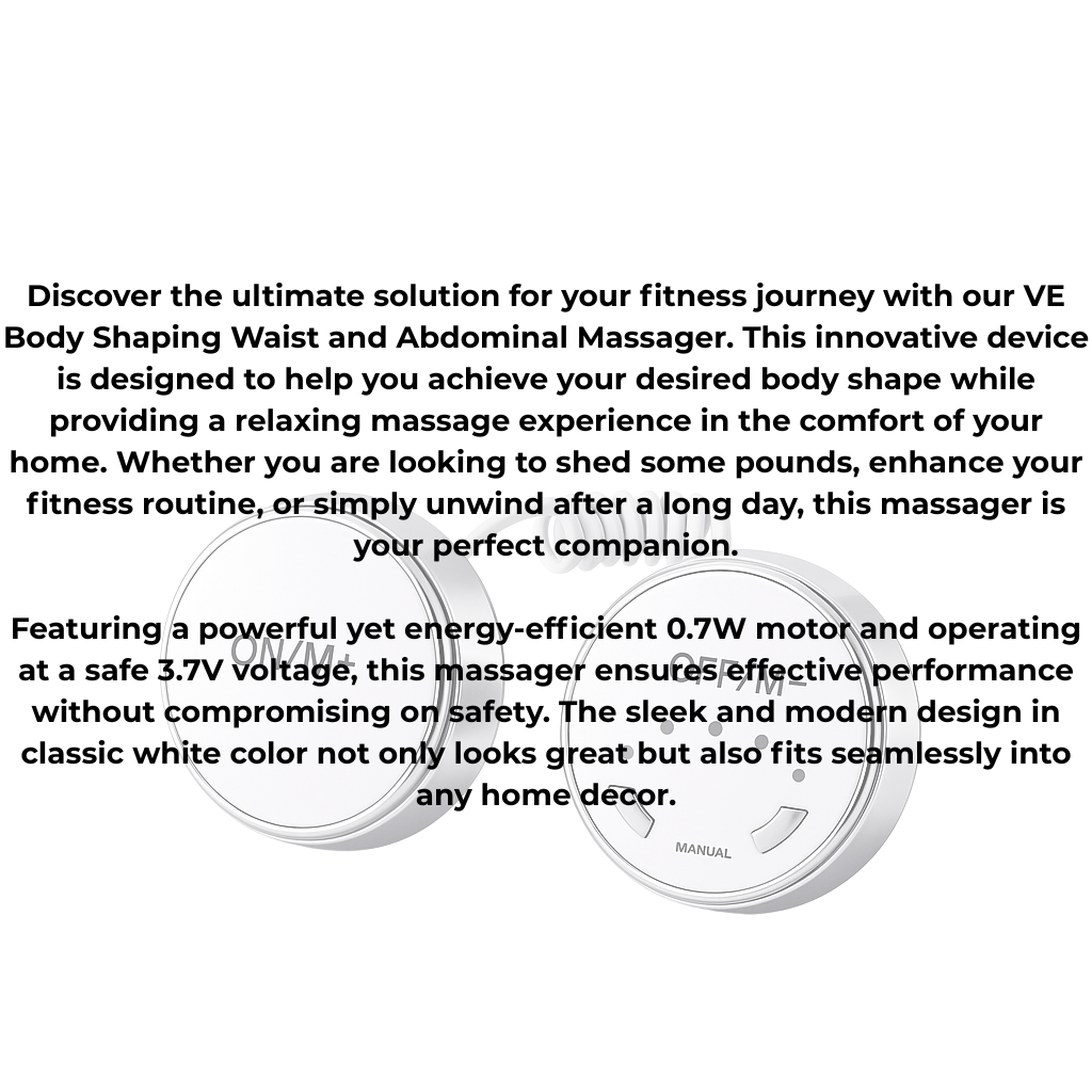 VE Body Shaping Waist Massager for Home Fitness